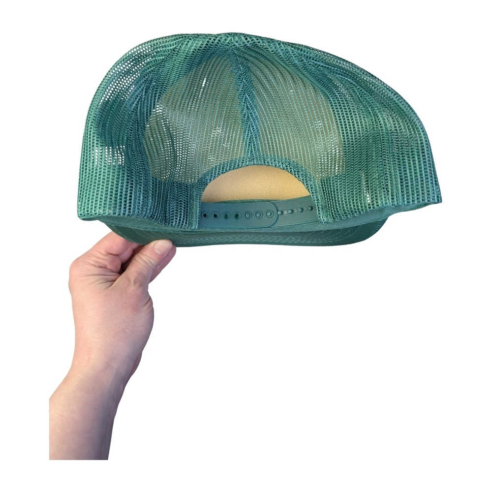 Green Robson Valley Cable Trucker Hat - Picture 2 of 3
